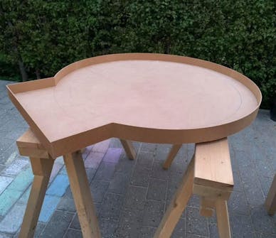 Skabelon til pizzaovn bund Skabelon til pizzaovn byggesæt